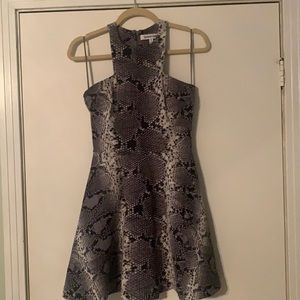 Elizabeth & James Snake print stretch fabric high end $$$$